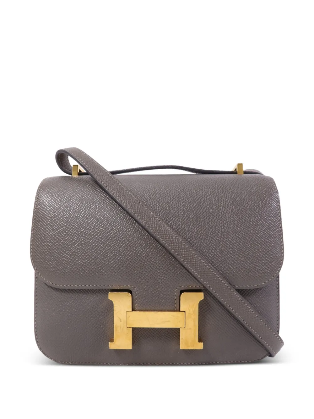 Hermès Pre-Owned Constance Epsom leather crossbody bag - Grey