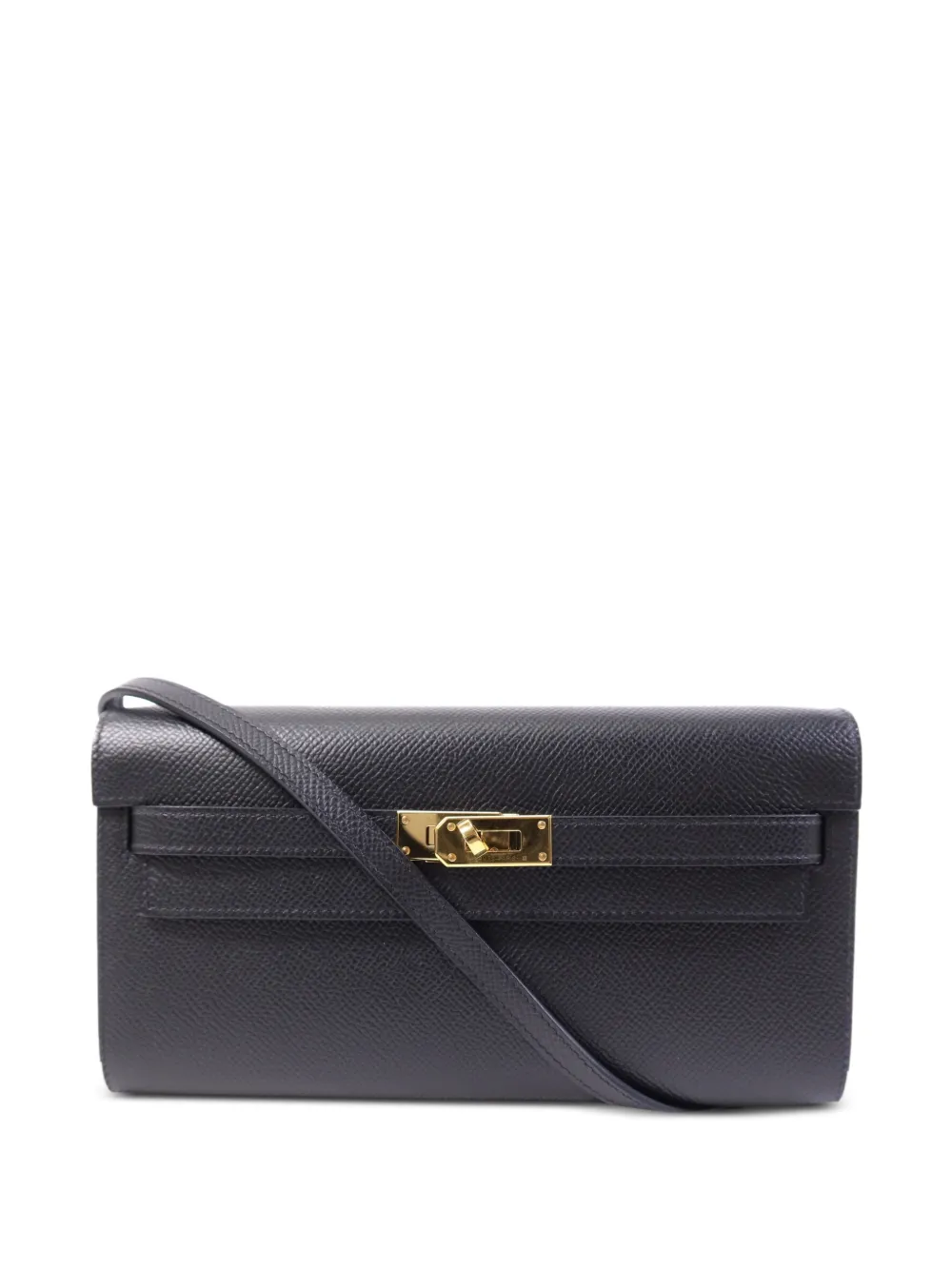 Hermès Pre-Owned Kelly To Go Epsom leather shoulder bag - Nero