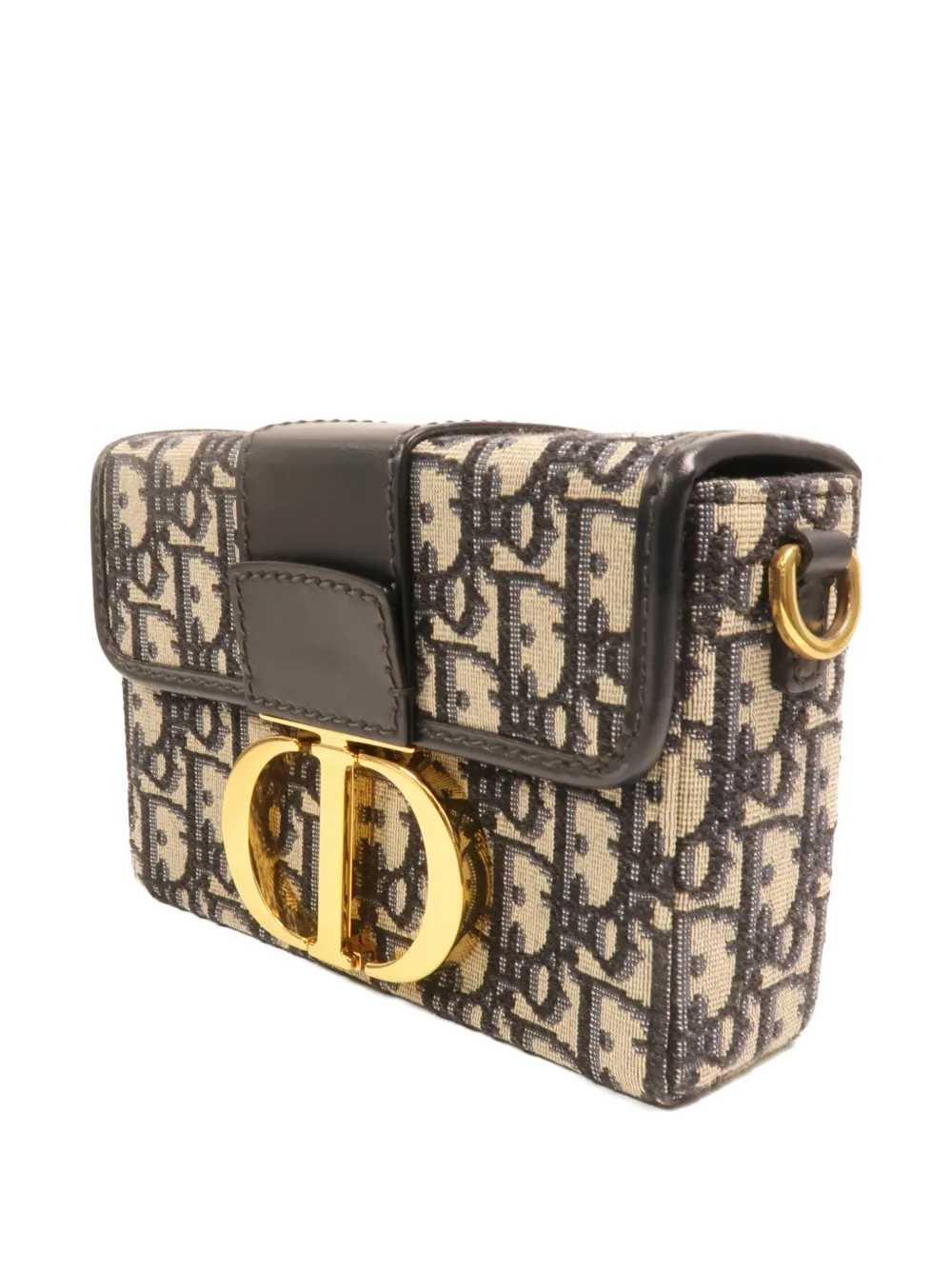 Dior Pre-owned Oblique Montaigne 30 Shoulder Bag in Neutrals, view 3