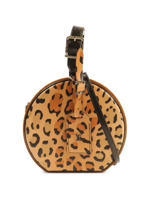 Louis Vuitton Pre-Owned Petite Boite Chapeau leopard-print bag