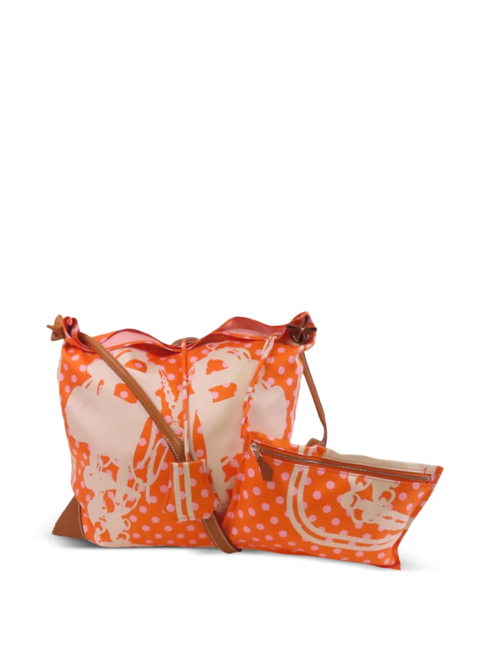 Hermès Pre-Owned Silky City shoulder bag - Arancione