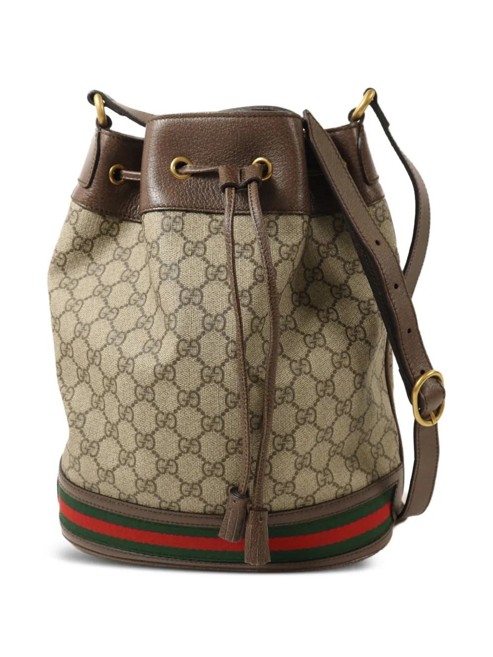 Gucci Pre-Owned Ophidia GG bucket bag - Toni neutri