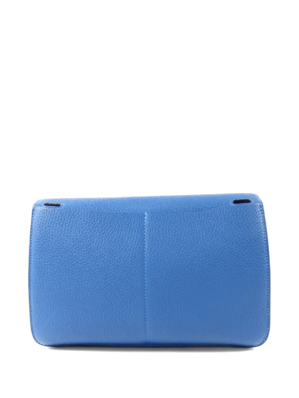 Hermès Pre-Owned Halzan 25 Shoulder Bag | Blue | FARFETCH