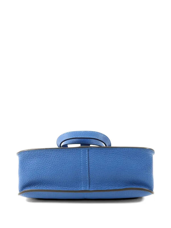 Hermès Pre-Owned Halzan 25 Shoulder Bag | Blue | FARFETCH