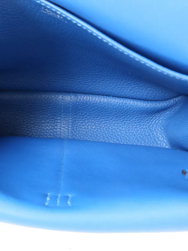 Hermès Pre-Owned Halzan 25 Shoulder Bag | Blue | FARFETCH