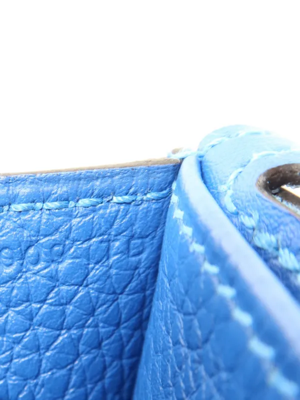 Hermès Pre-Owned Halzan 25 Shoulder Bag | Blue | FARFETCH