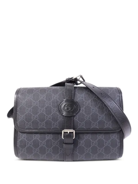 Gucci Pre-Owned GG Supreme Interlocking shoulder bag