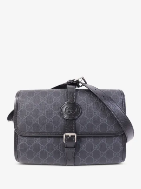 Gucci Pre-Owned sac porté épaule à logo GG Supreme Interlocking