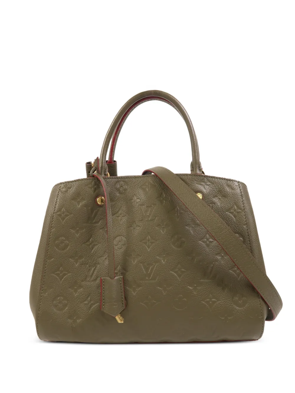 Louis Vuitton Pre-Owned MM Montaigne Monogram Empreinte tote bag - Green