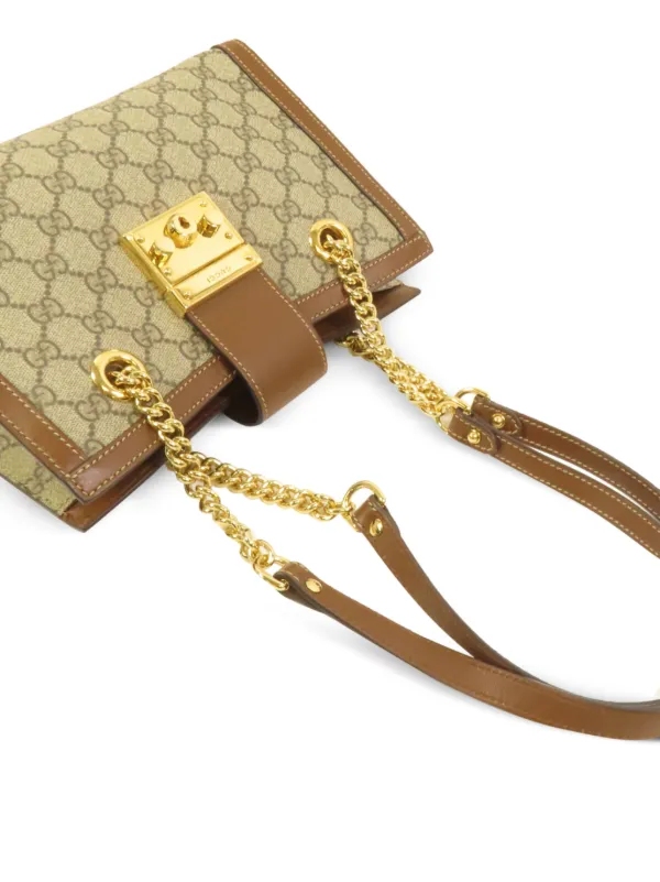 Gucci Pre-Owned パドロック GGスプリーム ショルダーバッグ S