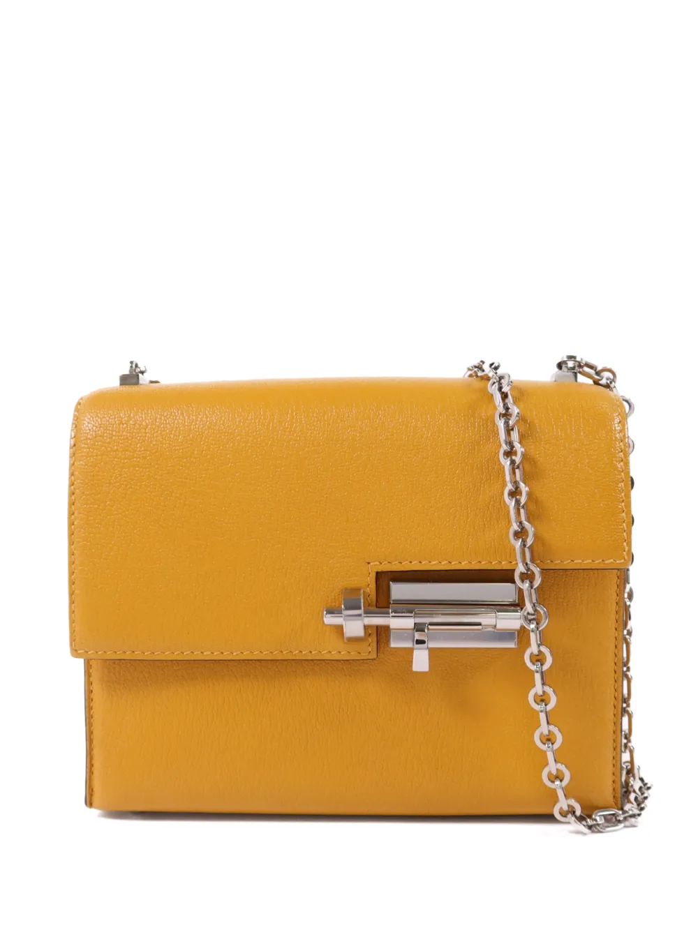 Hermès Pre-Owned 2017 mini Verrou crossbody bag - Giallo