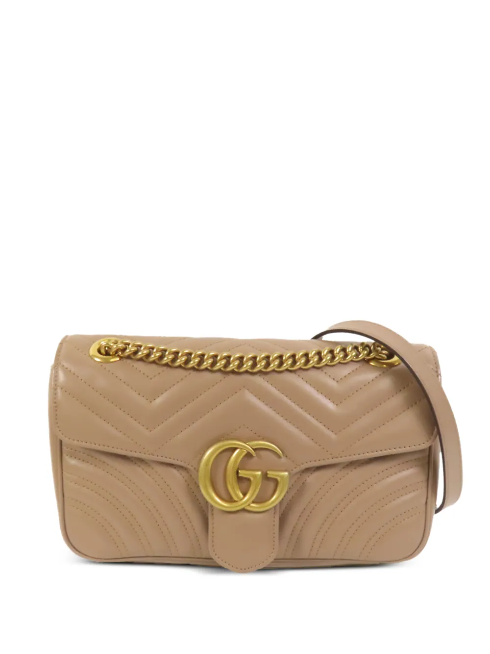Gucci Pre-Owned GG Marmont shoulder bag - Marrone