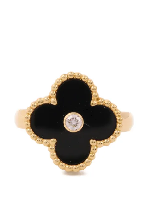 Van Cleef & Arpels Pre-Owned Alhambra diamond ring