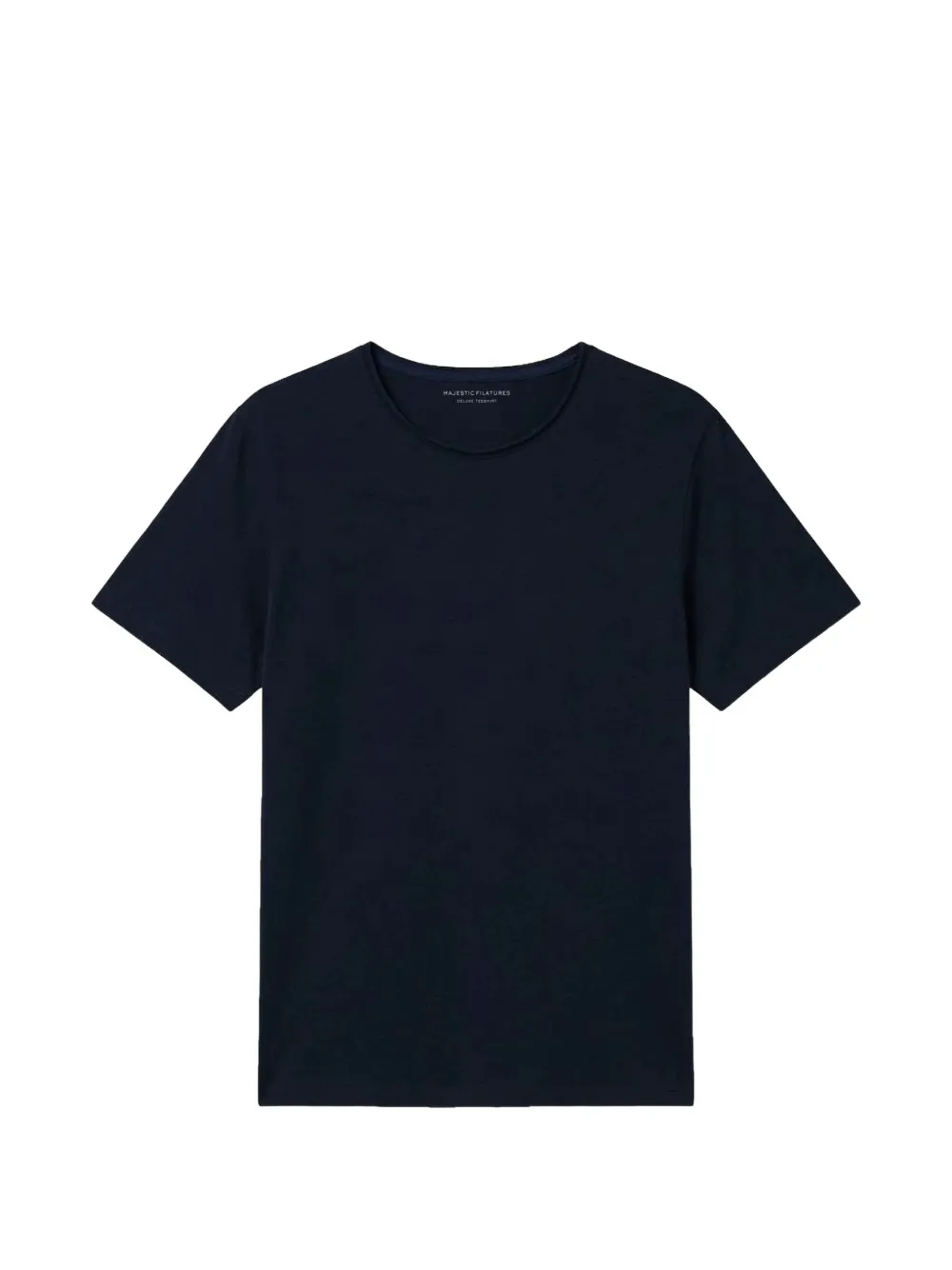 Majestic Filatures raw-edge cotton T-shirt - Blu