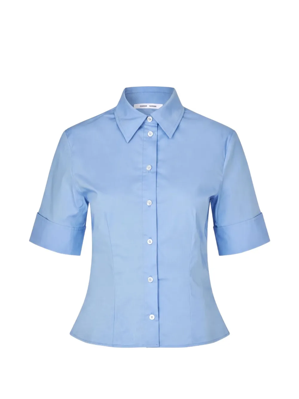 Samsoe & Samsoe Sasky Short-sleeve Shirt In Blue