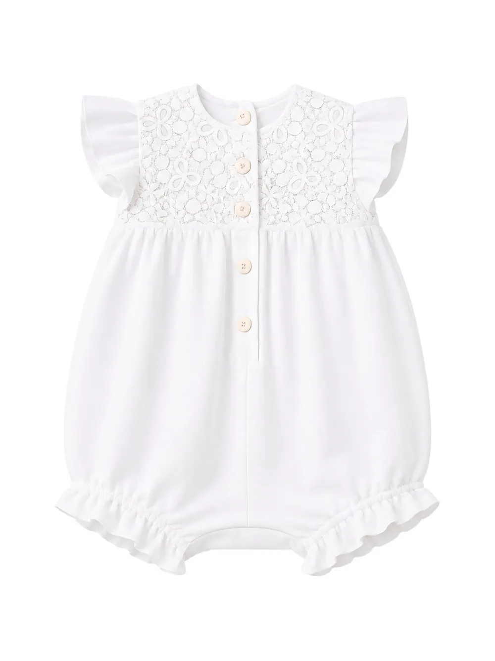 JESURUM BABY Babypakje met ruches Wit
