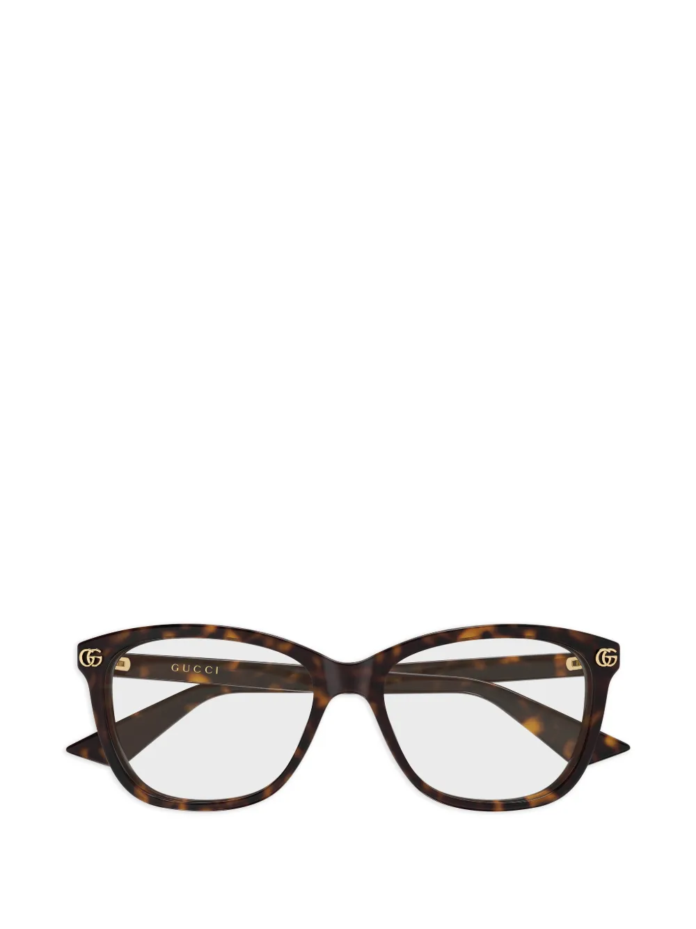 Gucci Eyewear GG square-frame glasses - Marrone