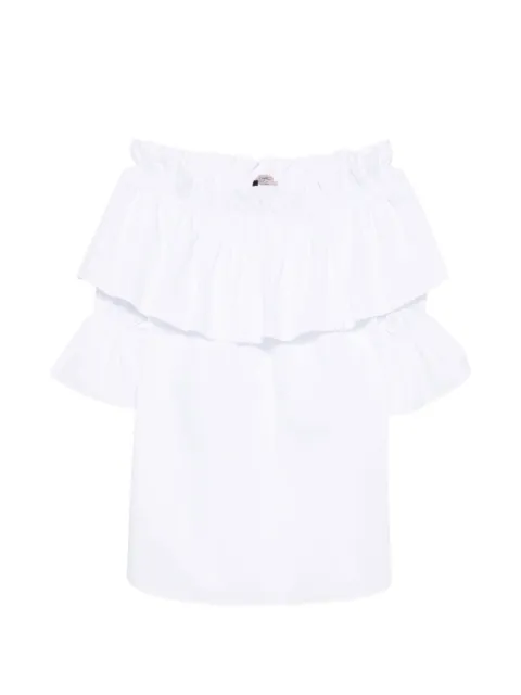 CARLA G. Enec ruffled off-the-shoulder blouse