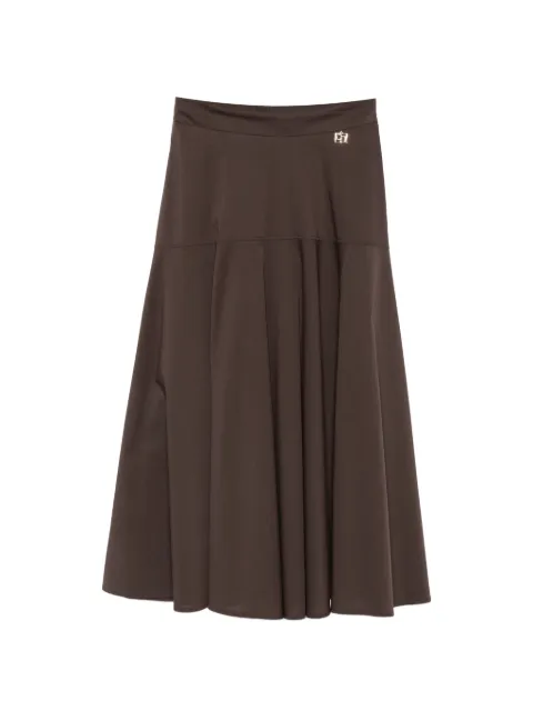 CARLA G. flared midi skirt
