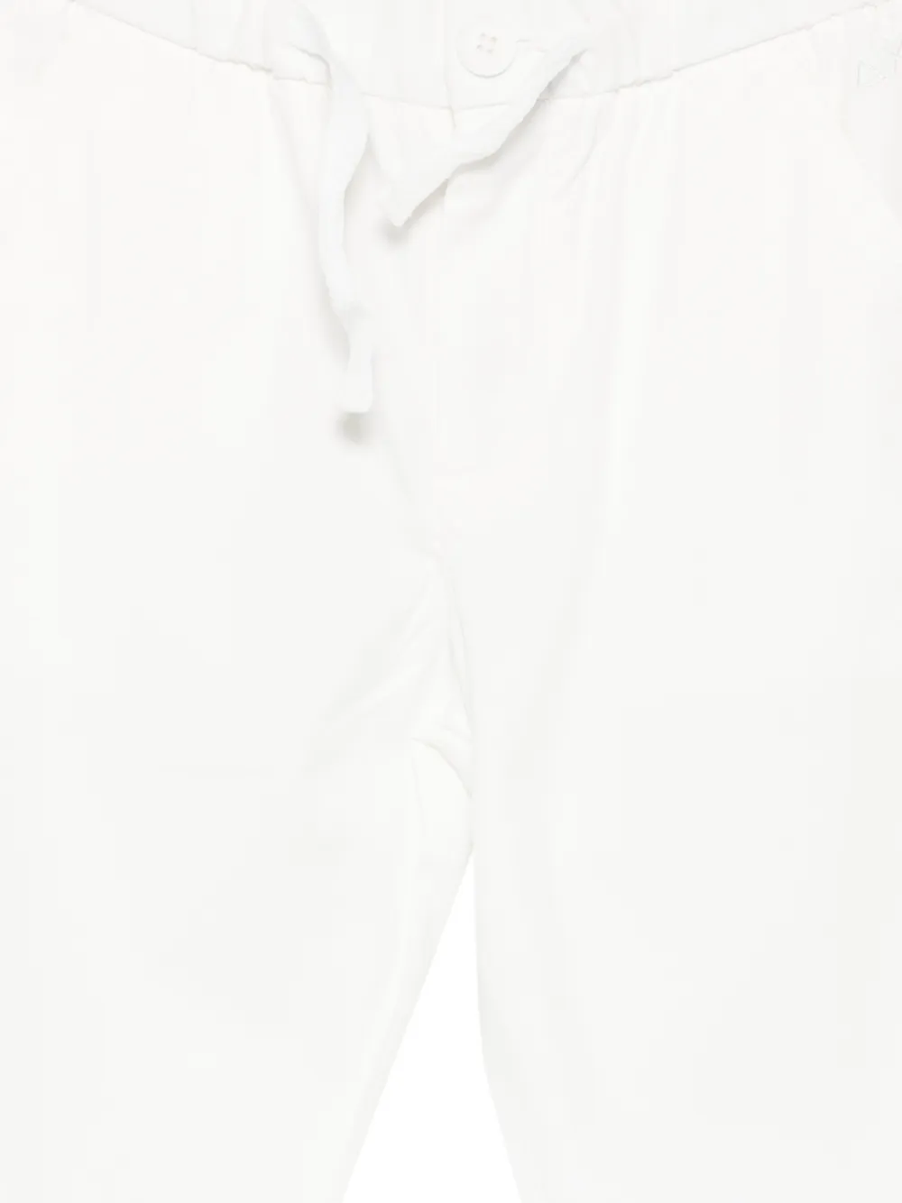 SUN68 KIDS Broek met elastische taille en trekkoord Wit