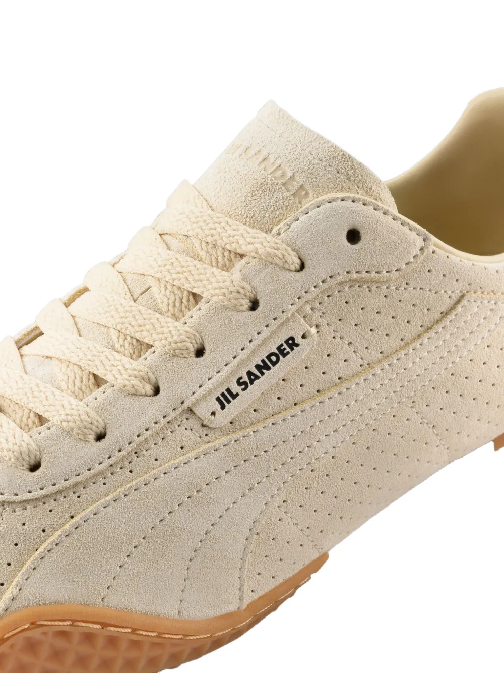 Jil Sander K-Street perforated sneakers Beige