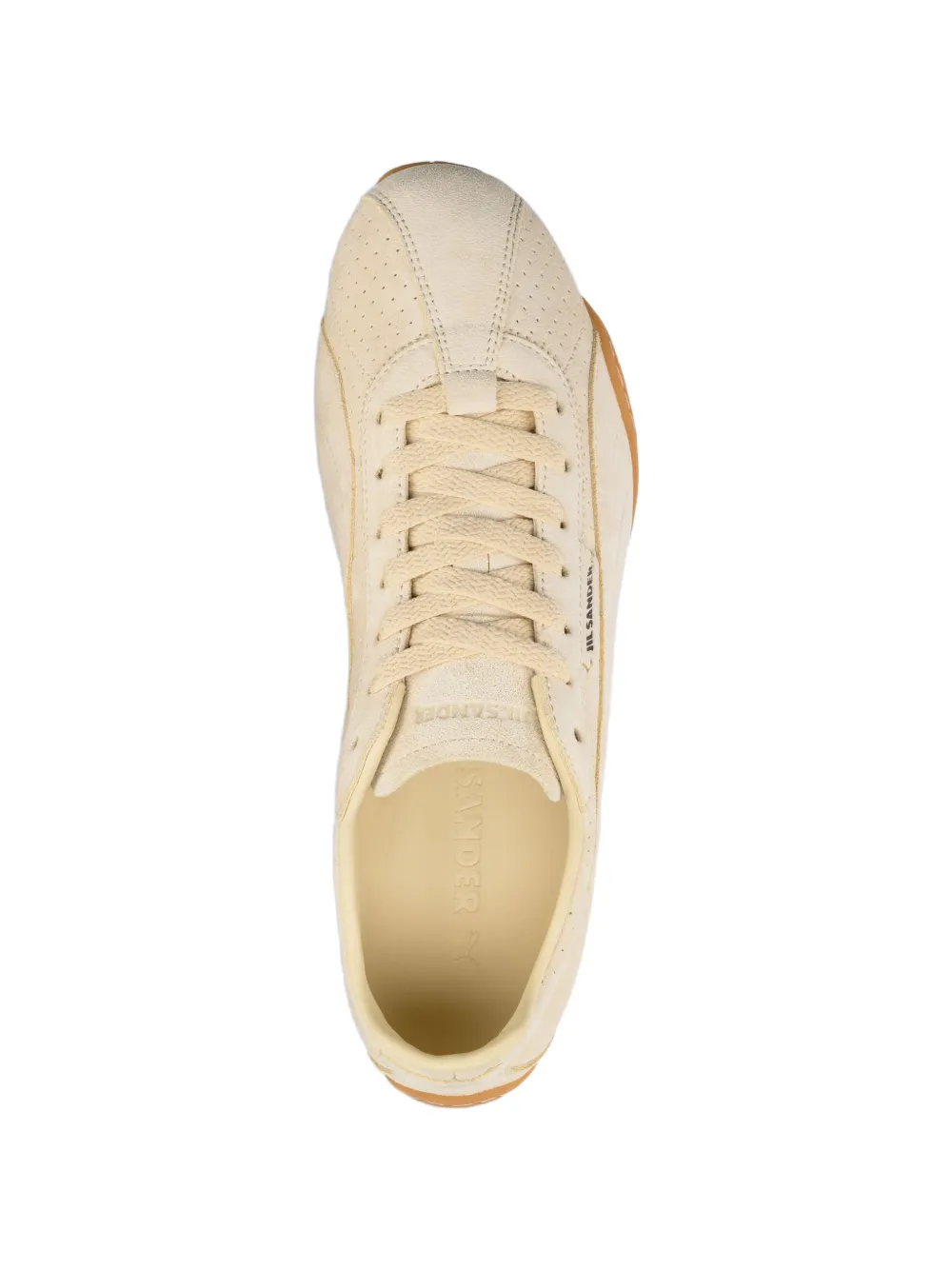 Jil Sander K-Street perforated sneakers Beige