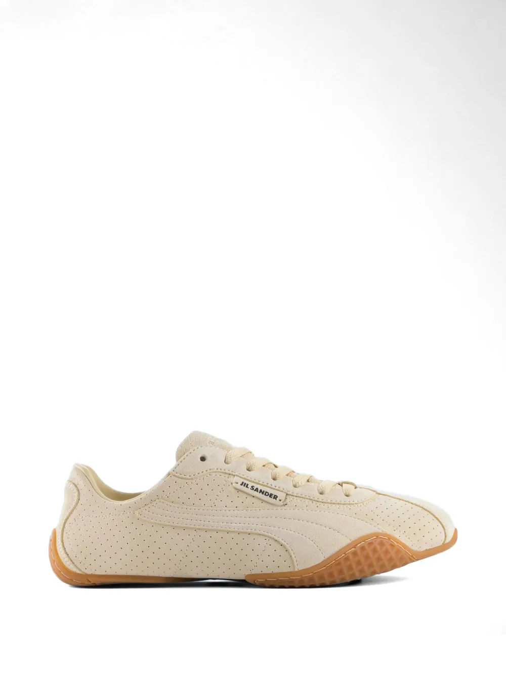 Jil Sander K-Street perforated sneakers Beige