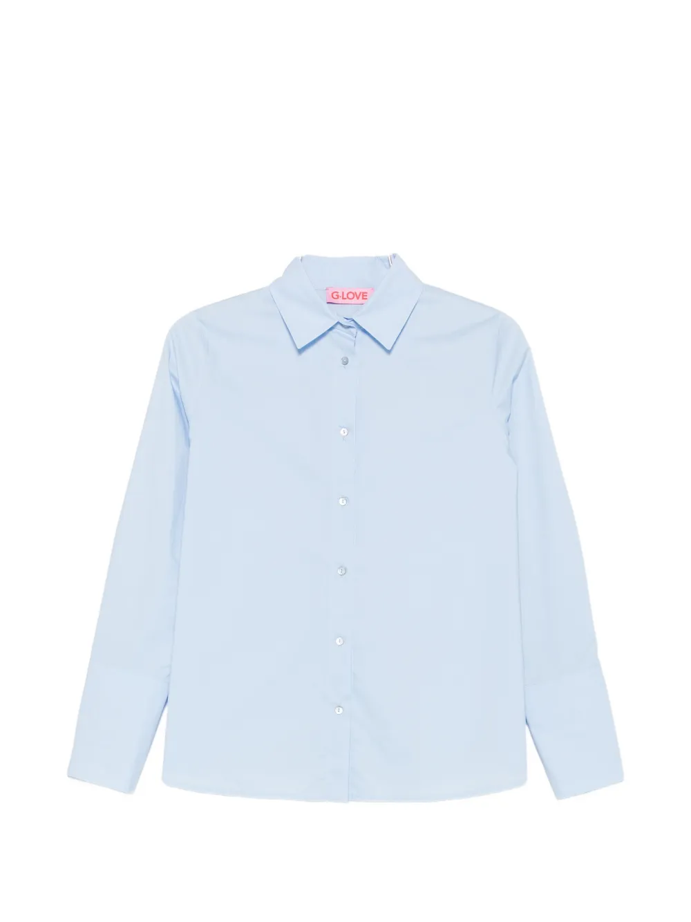CARLA G. button-down long-sleeved shirt - Blu
