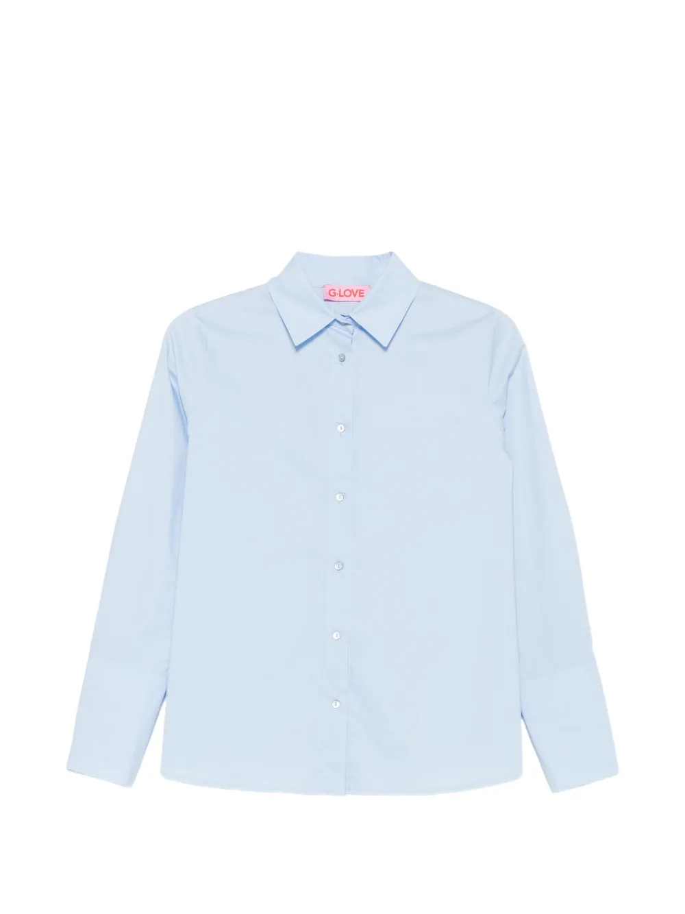 CARLA G. button-down long-sleeved shirt - Blu