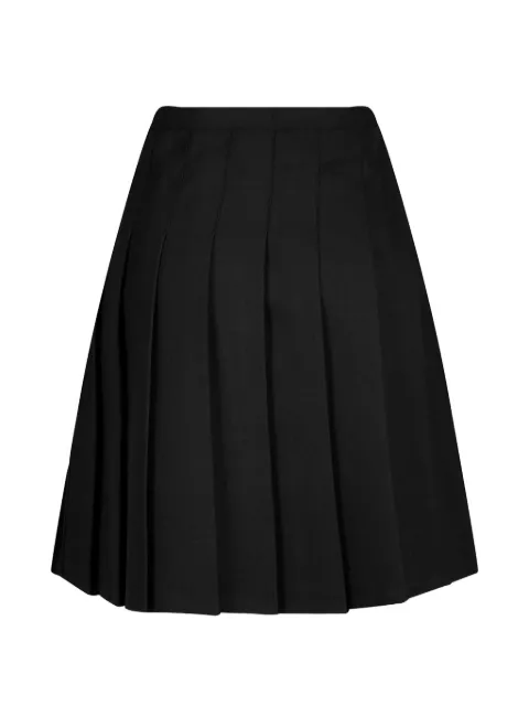 Zeco Schoolwear kids Saia com pregas e pesponto