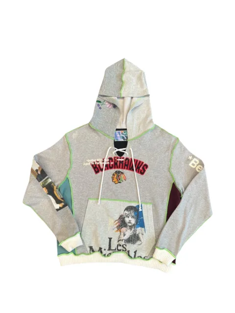 Better with Age  Hollywood patchwork hoodie