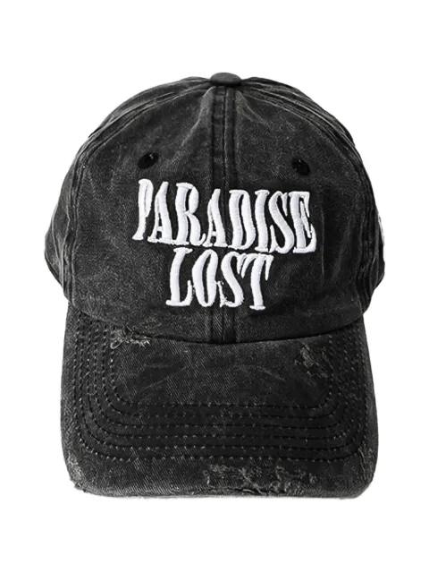 Alchemist distressed embroidered-logo cap