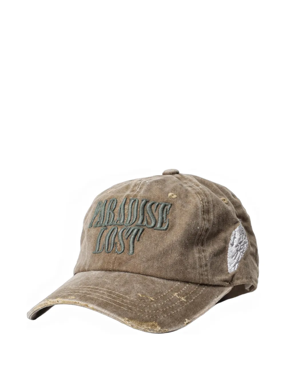 Alchemist embroidered distressed hat - Braun