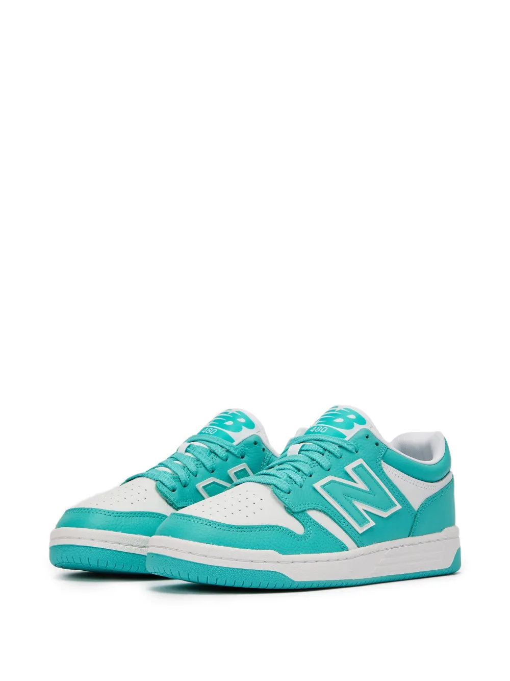 New Balance 480 sneakers met vlakken Blauw
