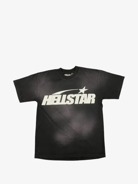 HELLSTAR rhinestone-embellished logo T-shirt