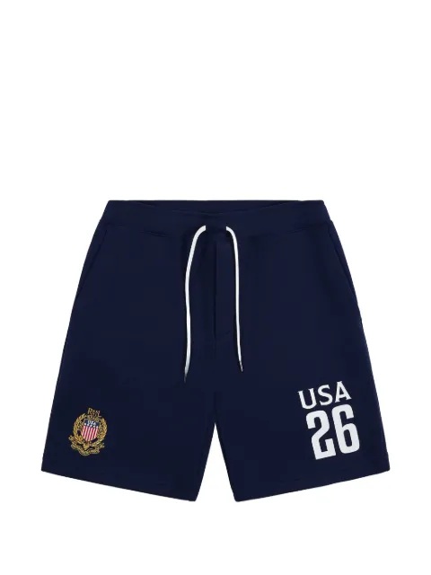 Polo Ralph Lauren double-knit logo-print shorts