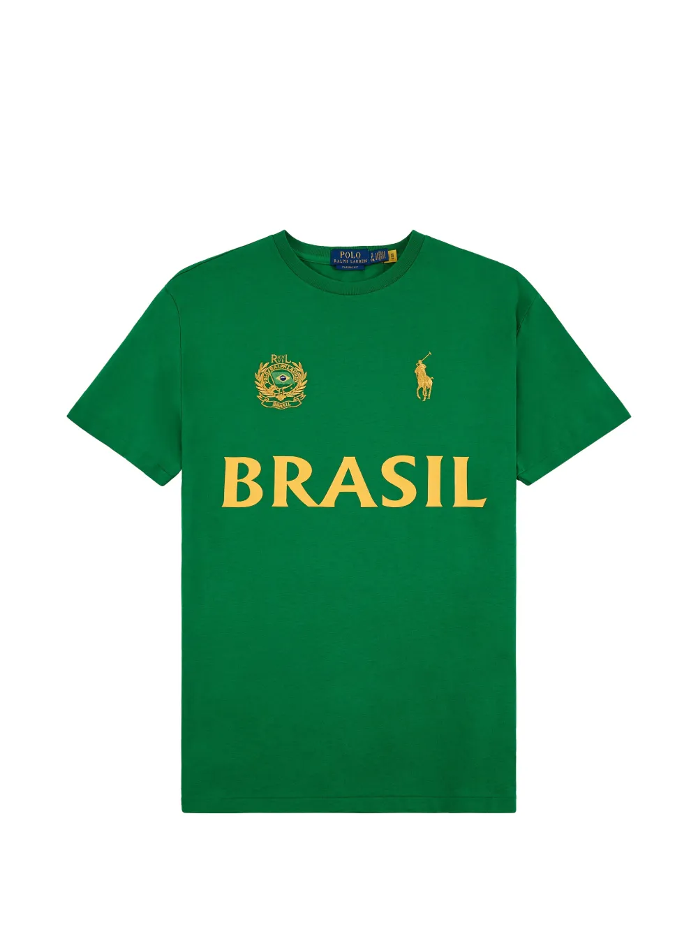Polo Ralph Lauren Brazil logo-embroidered T-shirt - Grün