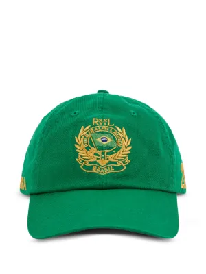 HELLSTAR Rhinestone Snapback Hat | Green | FARFETCH