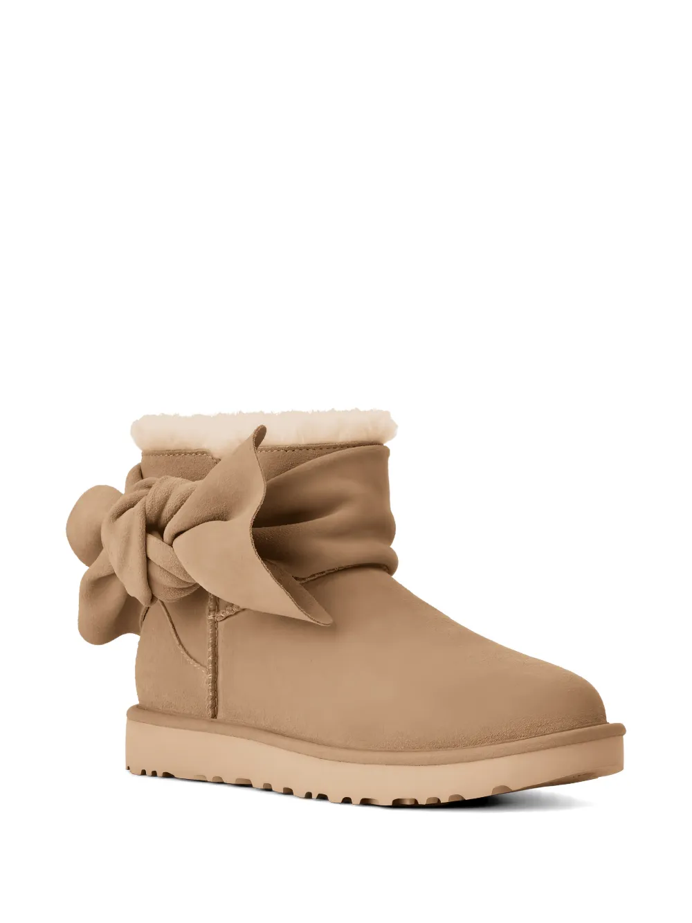 UGG Classic mini laarzen met strik Beige