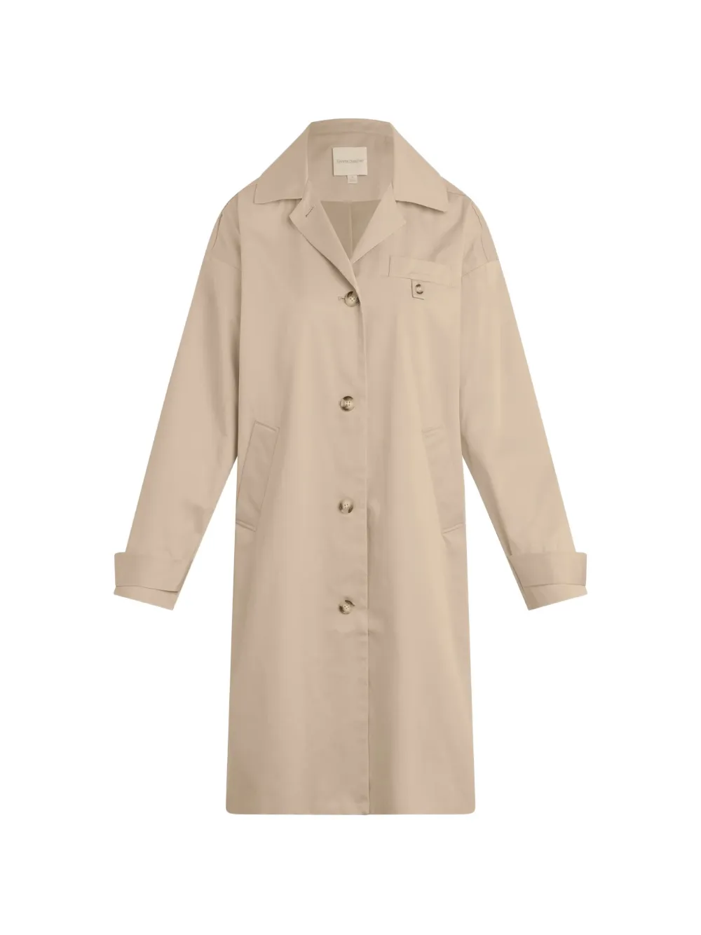 Favorite Daughter Easy Trench button fastening coat - Toni neutri