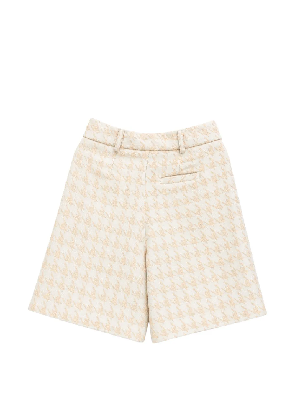  Alapage Short à Motif Pied-de-poule - Bleu 