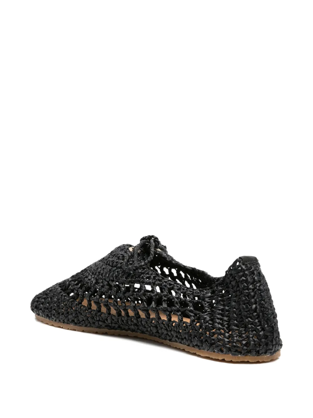 Superga Geweven veterschoenen Zwart