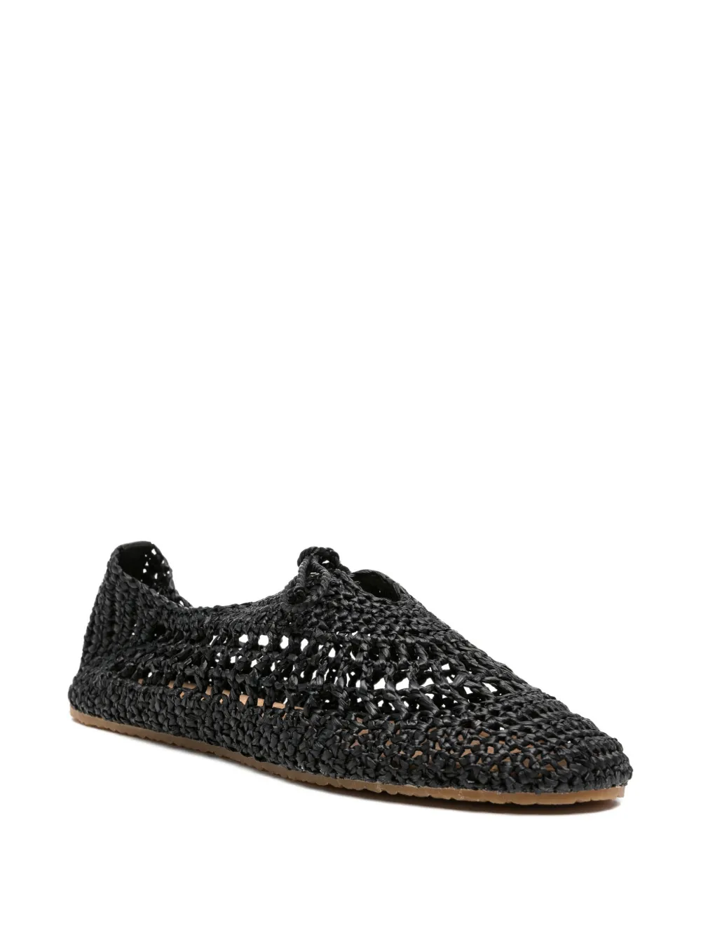 Superga Geweven veterschoenen Zwart