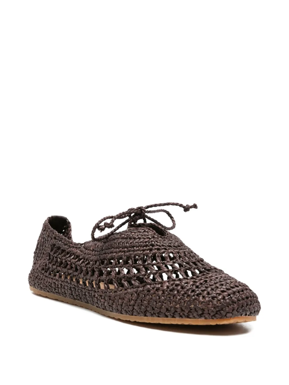Superga Geweven veterschoenen Bruin