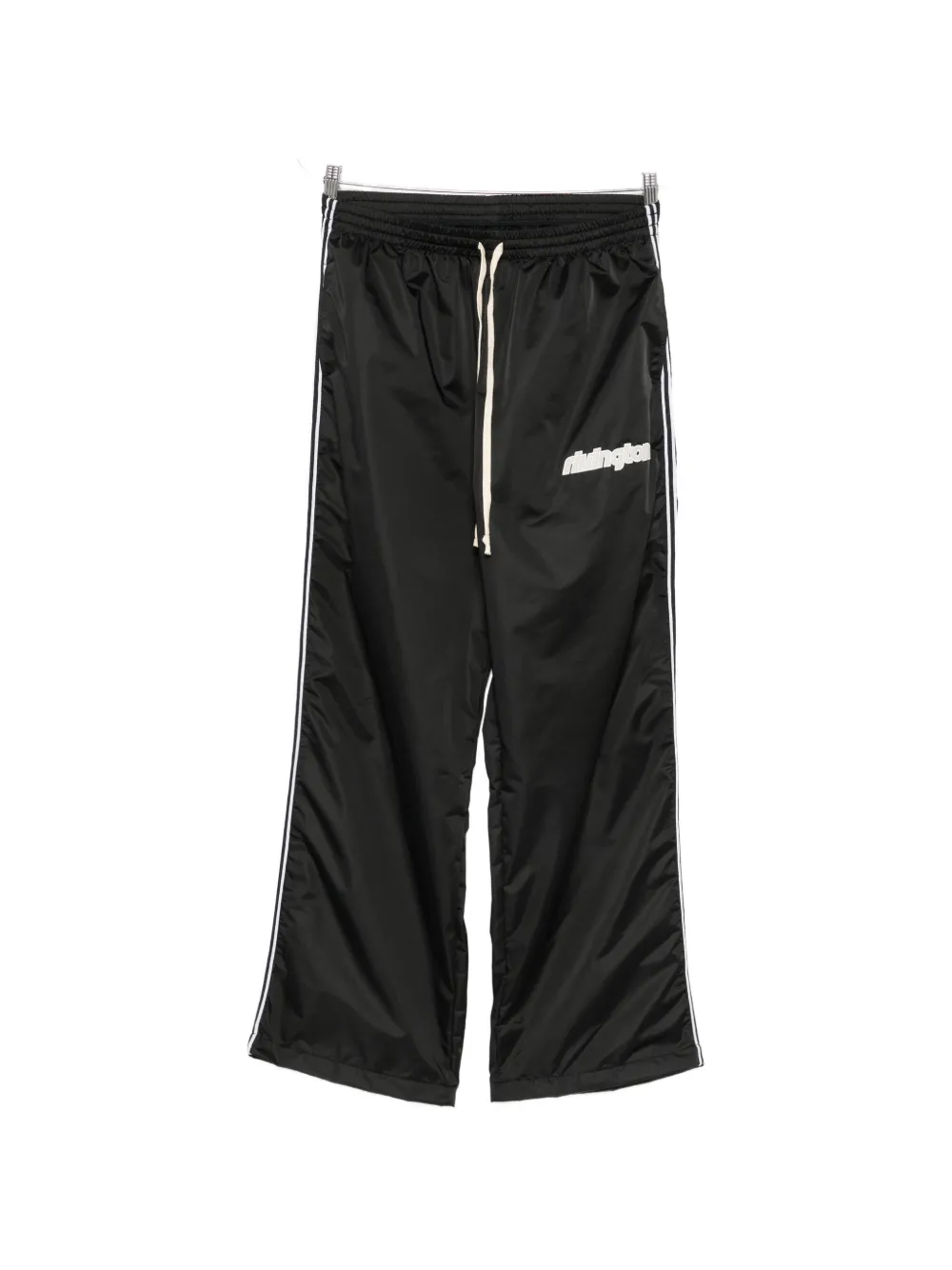 RIVINGTON ROI REBIS logo-print side-stripe track pants - Schwarz