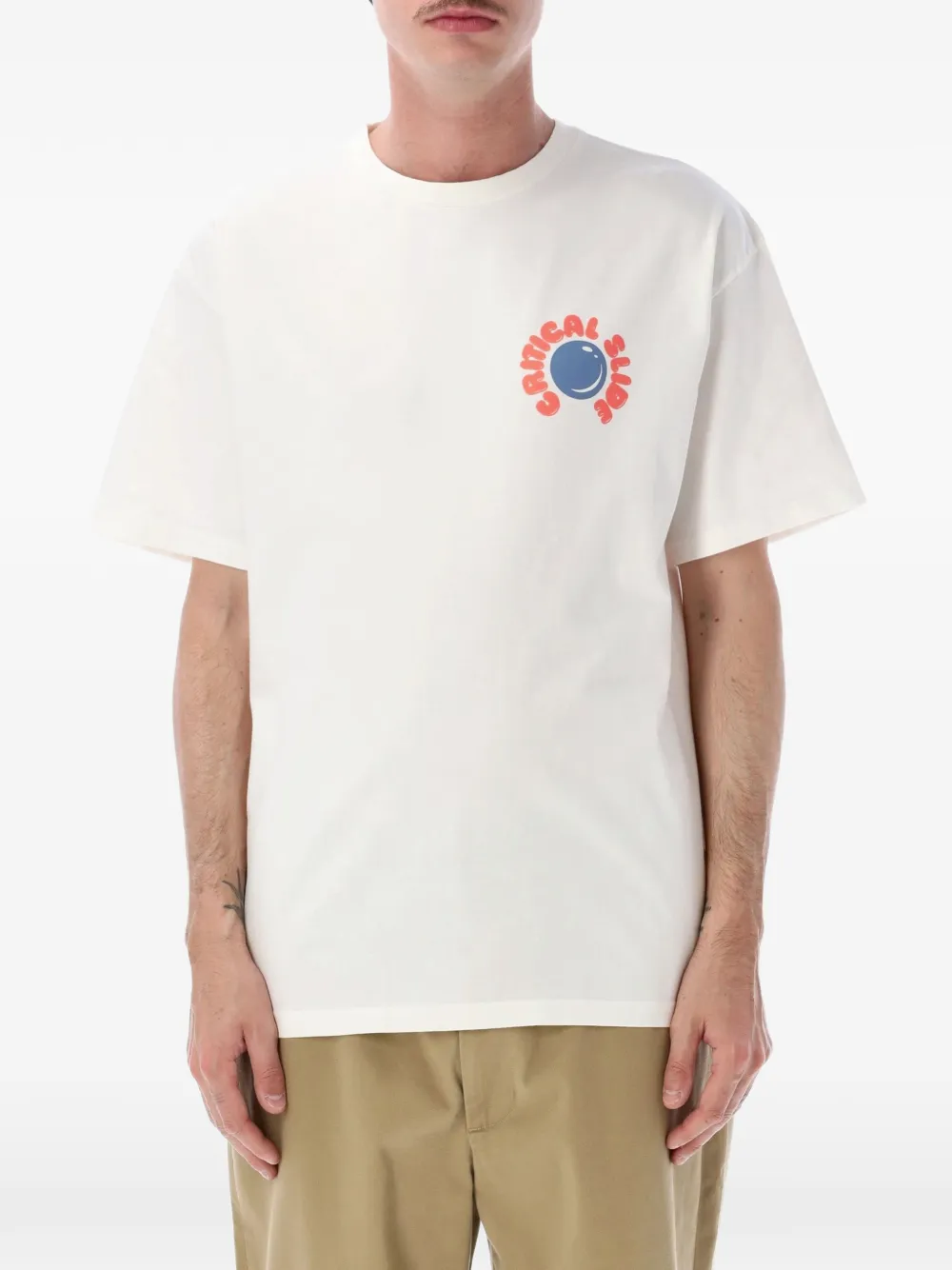 THE CRITICAL SLIDE SOCIETY Resin graphic-print T-shirt - Weiß