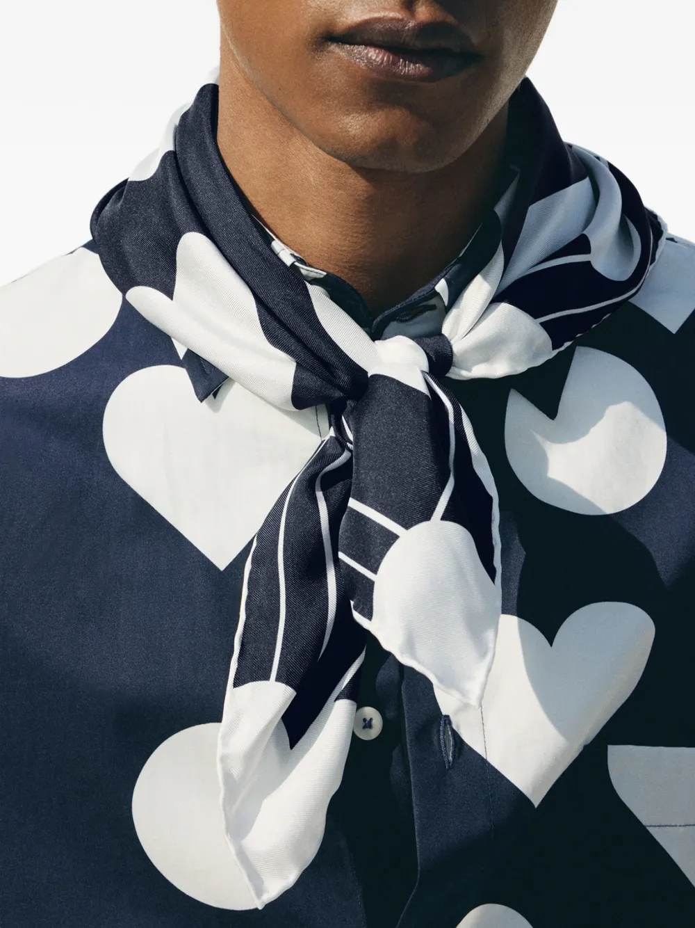 Jacquemus The Coeur sjaal Blauw