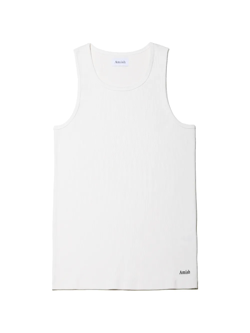 AMISH logo-print tank top - Toni neutri