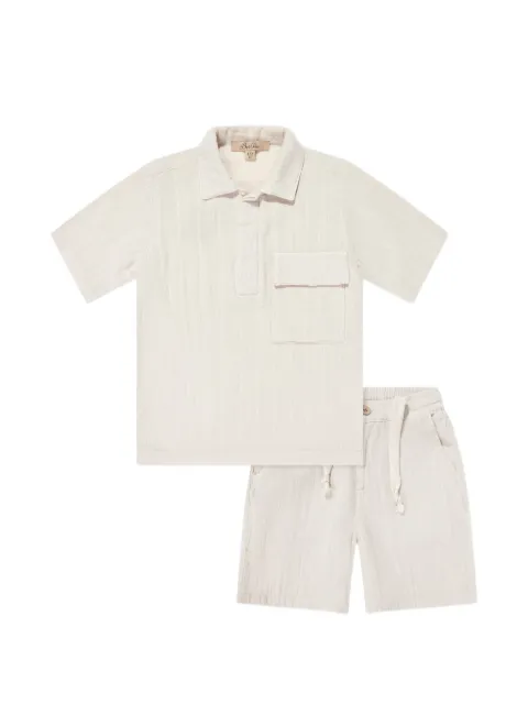 BEL-AIR KIDS set de pantalones cortos texturizados