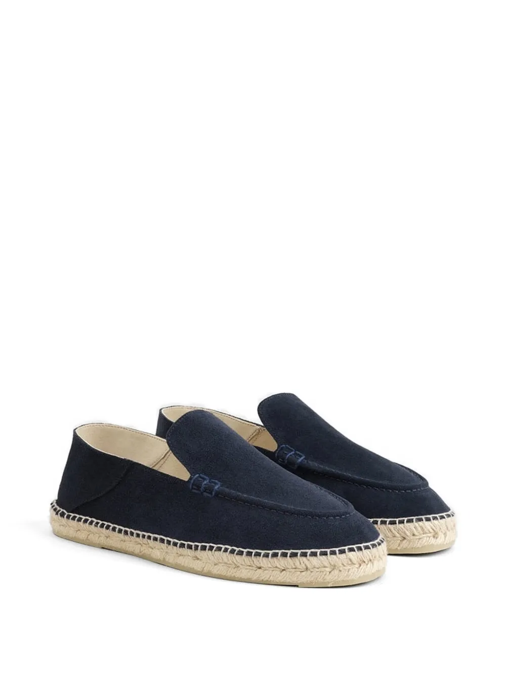 Manebi Hamptons suede espadrilles Blauw